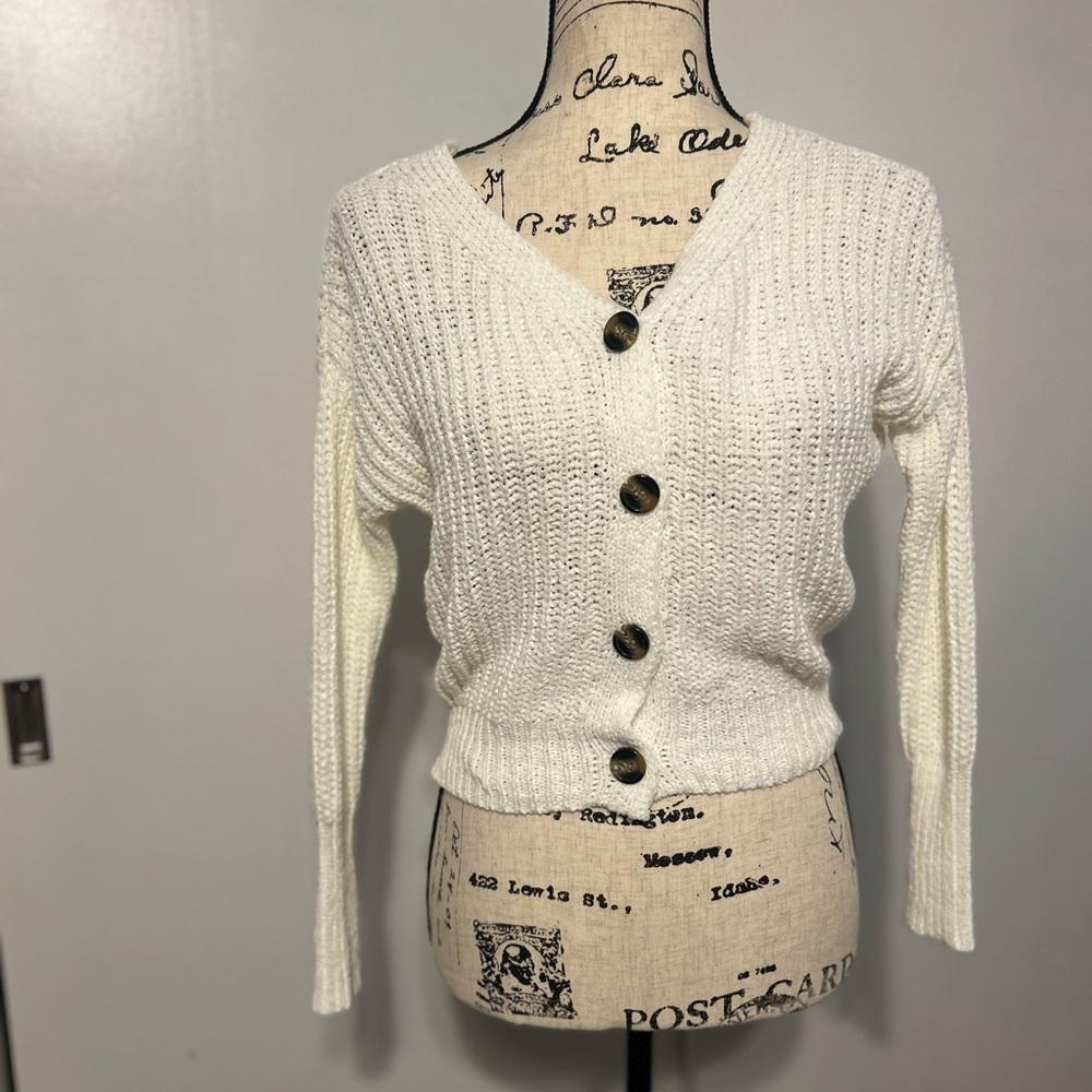 Sincerely Jules open knitted cardigan‎ cropped